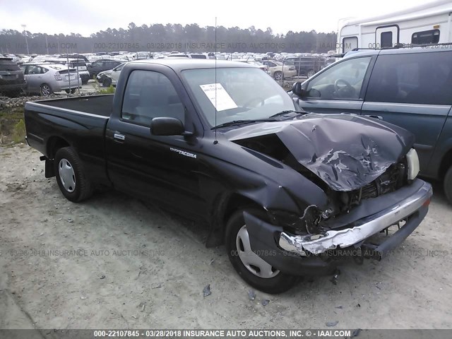 4TANL42N2WZ054932 - 1998 TOYOTA TACOMA BLACK photo 1