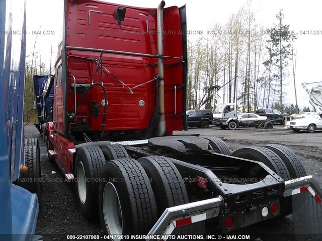 4V4NC9TGXBN293183 - 2011 VOLVO VN L RED photo 3