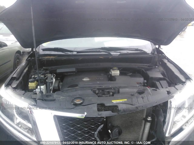 5N1AR2MM0EC648216 - 2014 NISSAN PATHFINDER S/SV/SL/PLATINUM 灰色 照片 10