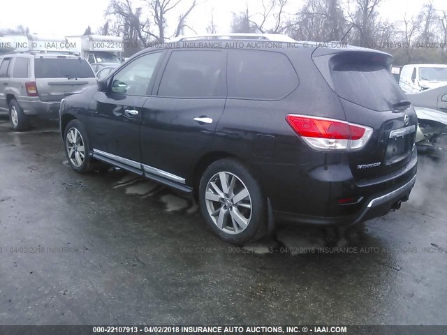 5N1AR2MM0EC648216 - 2014 NISSAN PATHFINDER S/SV/SL/PLATINUM 灰色 照片 3