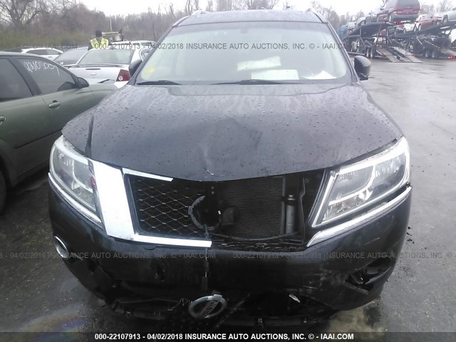 5N1AR2MM0EC648216 - 2014 NISSAN PATHFINDER S/SV/SL/PLATINUM 灰色 照片 6