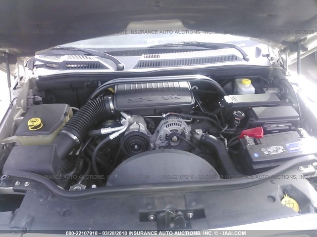 1J8HH48K77C622654 - 2007 JEEP COMMANDER SILVER photo 10