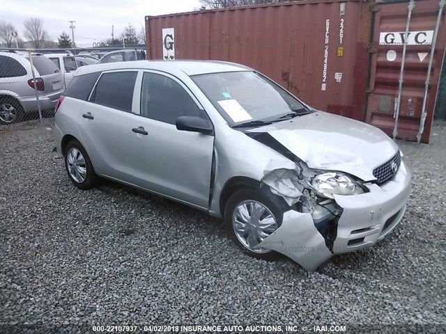 2T1KR32EX3C021912 - 2003 TOYOTA COROLLA MATRIX XR SILVER photo 1