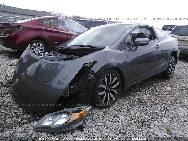 2HGFG3B02FH525300 - 2015 HONDA CIVIC EXL 灰色 照片 2