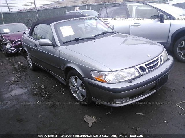 YS3DF78K137010457 - 2003 SAAB 9-3 SE GRAY photo 1