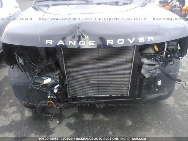 SALSK25479A203400 - 2009 LAND ROVER RANGE ROVER SPORT HSE BLACK photo 6