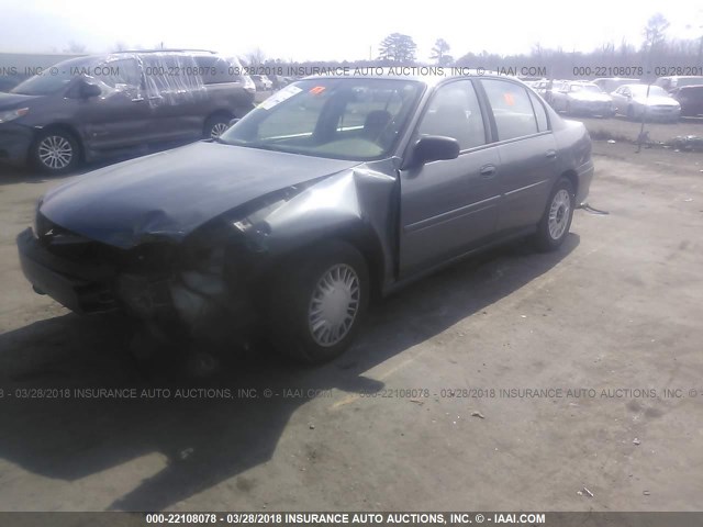 1G1ND52F35M176946 - 2005 CHEVROLET CLASSIC GRAY photo 2