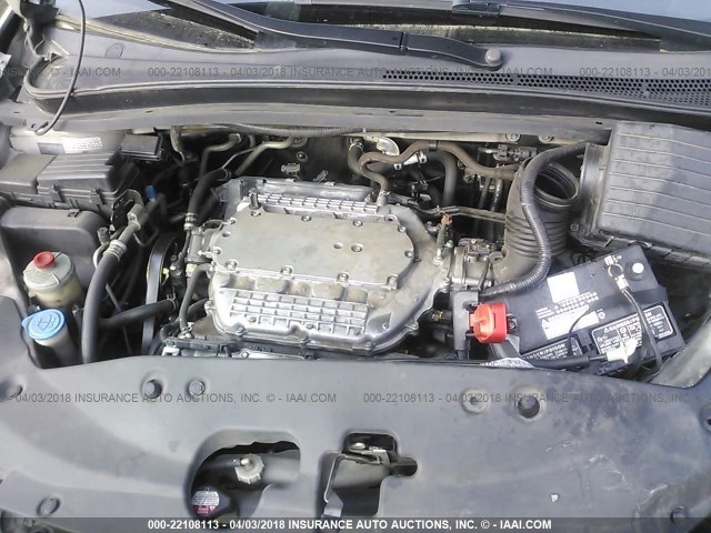 5FNRL387X6B457054 - 2006 HONDA ODYSSEY EXL ნაცრისფერი ფოტო 10