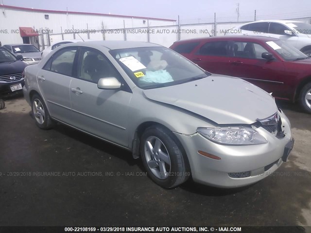 1YVFP80C345N29587 - 2004 MAZDA 6 I კრემისფერი ფოტო 1