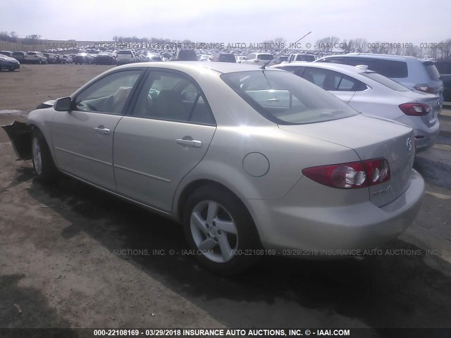 1YVFP80C345N29587 - 2004 MAZDA 6 I კრემისფერი ფოტო 3