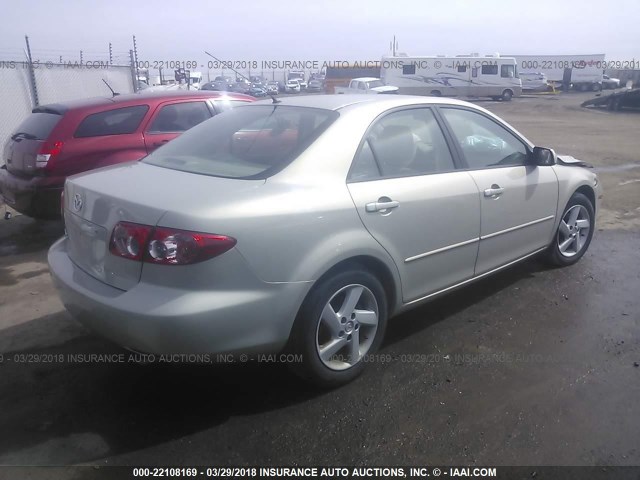 1YVFP80C345N29587 - 2004 MAZDA 6 I CREAM photo 4