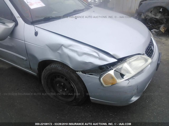 3N1CB51D52L673042 - 2002 NISSAN SENTRA XE/GXE SILVER photo 6