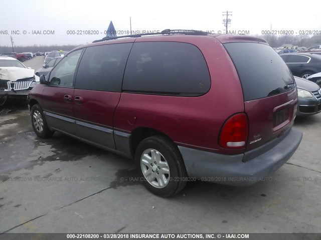 1B4GP54R9VB465871 - 1997 DODGE GRAND CARAVAN LE/ES RED photo 3