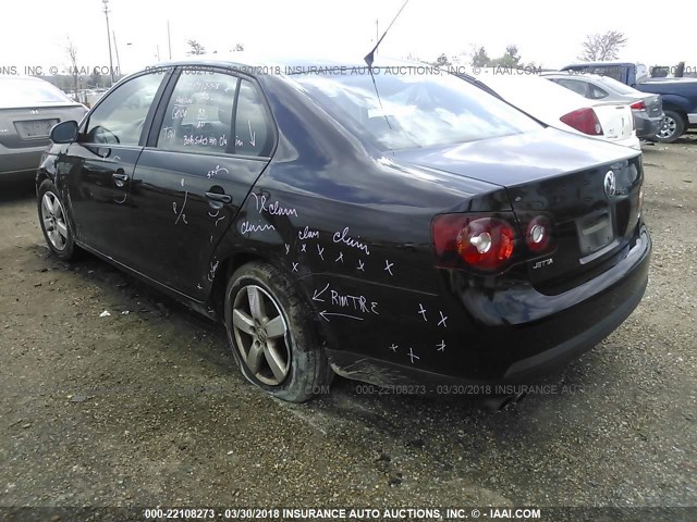 3VWHM71K48M006504 - 2008 VOLKSWAGEN JETTA S 黑色 照片 3