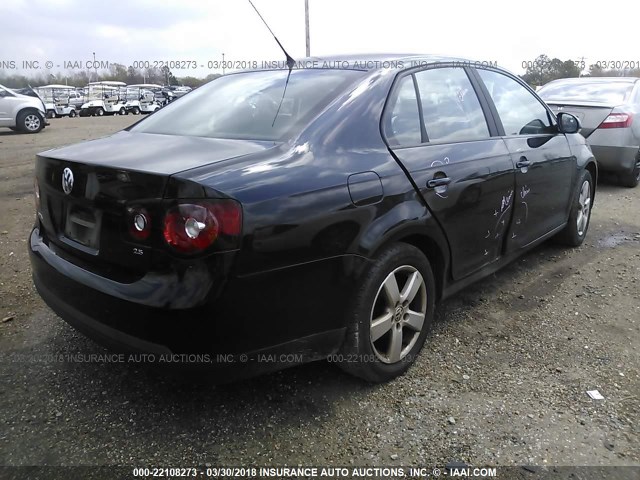 3VWHM71K48M006504 - 2008 VOLKSWAGEN JETTA S 黑色 照片 4