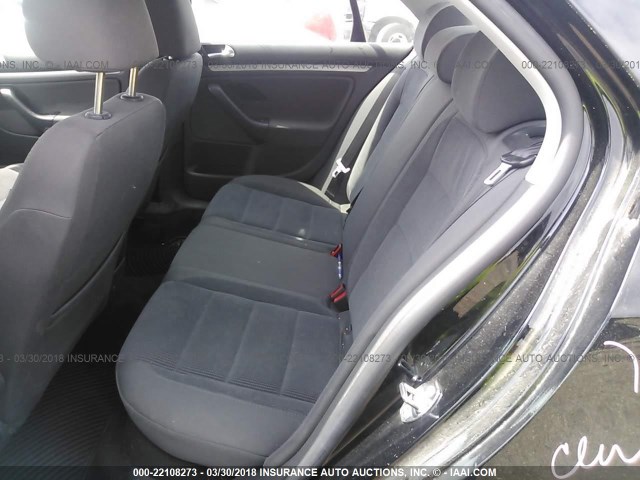 3VWHM71K48M006504 - 2008 VOLKSWAGEN JETTA S 黑色 照片 8