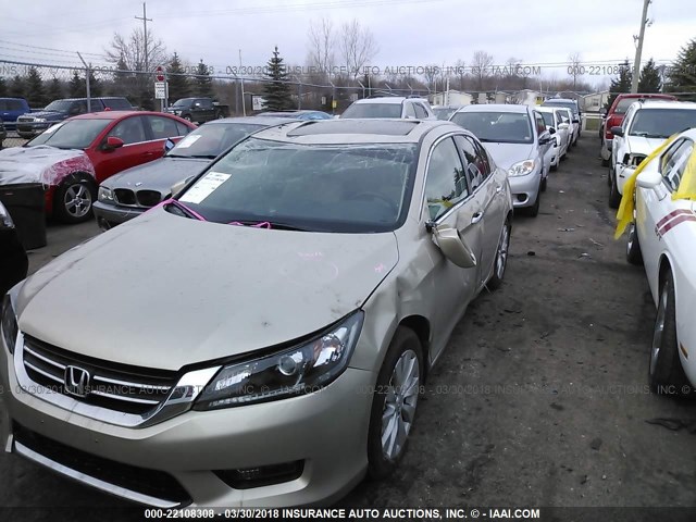 1HGCR2F71EA110397 - 2014 HONDA ACCORD EX GOLD photo 6