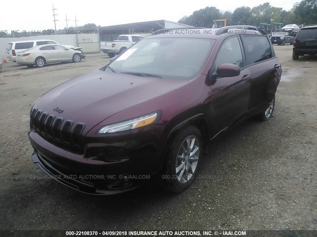 1C4PJLCB9JD612296 - 2018 JEEP CHEROKEE LATITUDE Bordo foto 2
