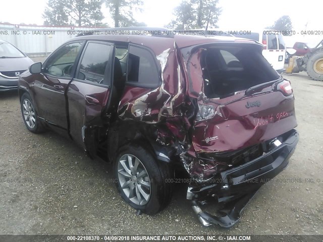 1C4PJLCB9JD612296 - 2018 JEEP CHEROKEE LATITUDE Bordo foto 3