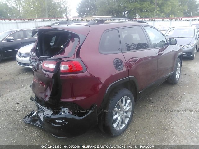 1C4PJLCB9JD612296 - 2018 JEEP CHEROKEE LATITUDE Bordo foto 4