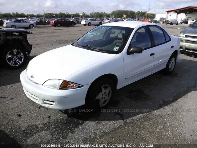 1G1JC524427130472 - 2002 CHEVROLET CAVALIER CNG WHITE photo 2