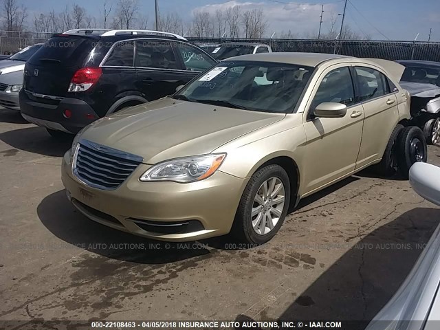 1C3BC1FBXBN522191 - 2011 CHRYSLER 200 TOURING GOLD photo 2