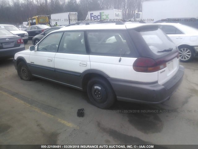 4S3BG6857W7617404 - 1998 SUBARU LEGACY 30TH ANN OUTBACK/LTD/SPT WHITE photo 3