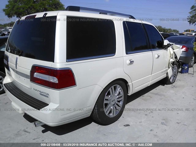 5LMFU27588LJ12446 - 2008 LINCOLN NAVIGATOR 白色 照片 4