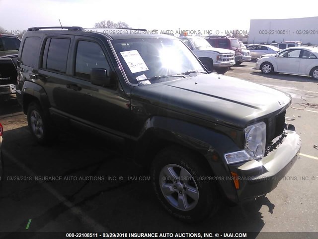 1J8GN28K89W529071 - 2009 JEEP LIBERTY SPORT 绿色 照片 1