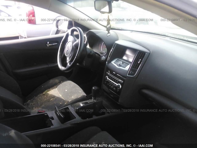 1N4AA5AP7AC814047 - 2010 NISSAN MAXIMA S/SV SILVER photo 5