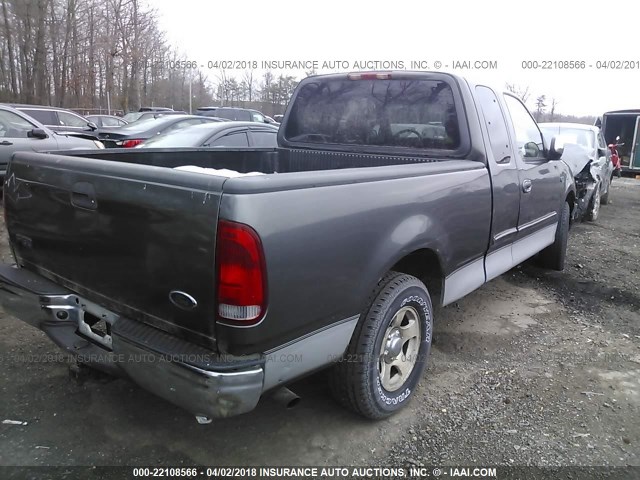 1FTRX17243NA05340 - 2003 FORD F150 GRAY photo 4