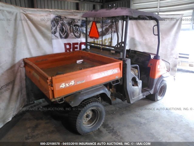 KRTV900A61058946 - 2017 KUBOTA RTV 900  ORANGE photo 4