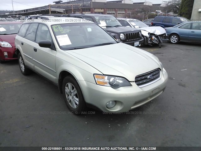 4S4BP61C157332832 - 2005 SUBARU LEGACY OUTBACK 2.5I GOLD photo 1