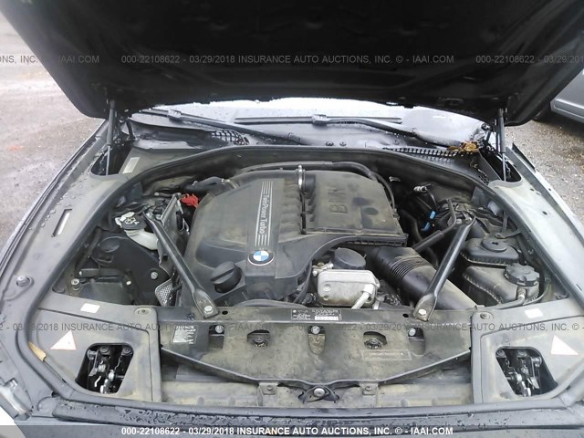 WBAFU7C50BC872059 - 2011 BMW 535 XI Czarny zdjęcie 10