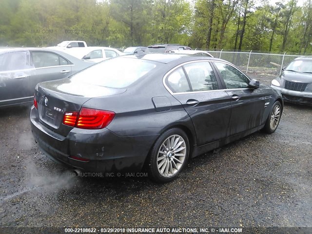 WBAFU7C50BC872059 - 2011 BMW 535 XI Czarny zdjęcie 4