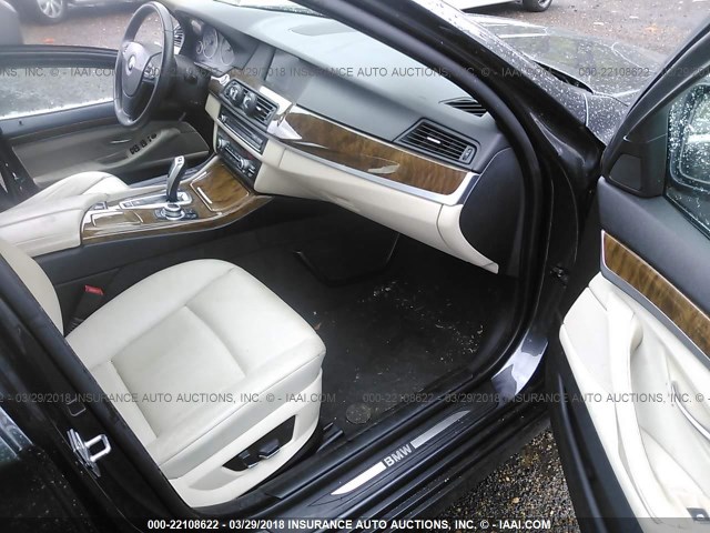 WBAFU7C50BC872059 - 2011 BMW 535 XI Czarny zdjęcie 5