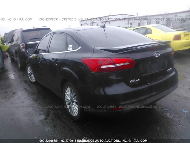 1FADP3J22GL386790 - 2016 FORD FOCUS TITANIUM BLACK photo 3