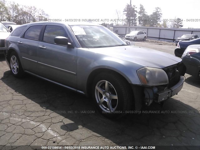 2D4FV47V97H705246 - 2007 DODGE MAGNUM SXT BLUE photo 1