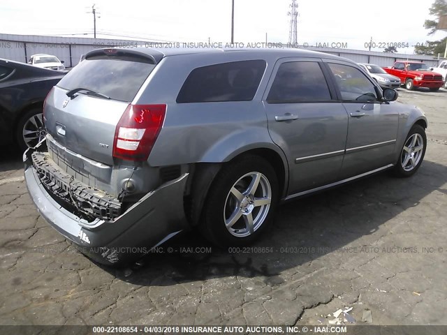 2D4FV47V97H705246 - 2007 DODGE MAGNUM SXT BLUE photo 4