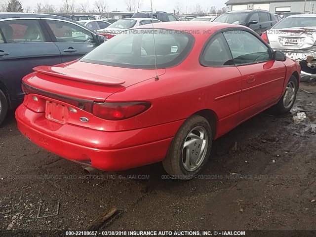 3FAFP11302R156312 - 2002 FORD ESCORT ZX2 RED photo 4