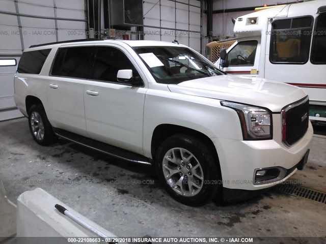 1GKS2HKC8FR132196 - 2015 GMC YUKON XL K1500 SLT WHITE photo 1