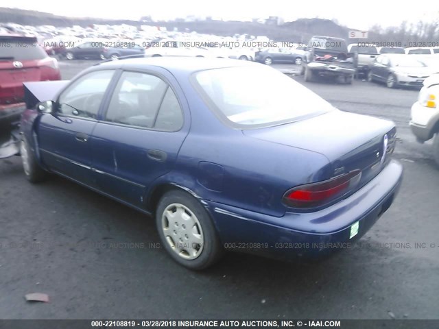 1Y1SK5264VZ430680 - 1997 GEO PRIZM LSI BLUE photo 3