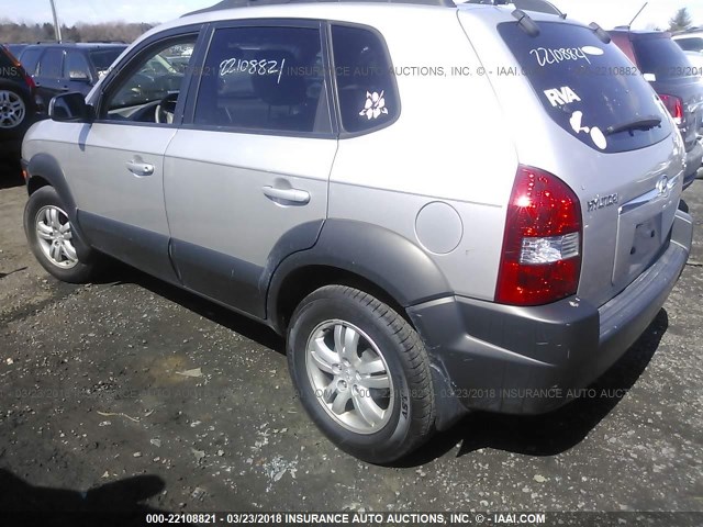 KM8JN12D26U443646 - 2006 HYUNDAI TUCSON GLS/LIMITED SILVER photo 3