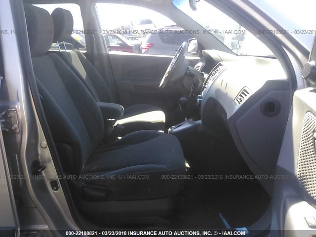 KM8JN12D26U443646 - 2006 HYUNDAI TUCSON GLS/LIMITED SILVER photo 5