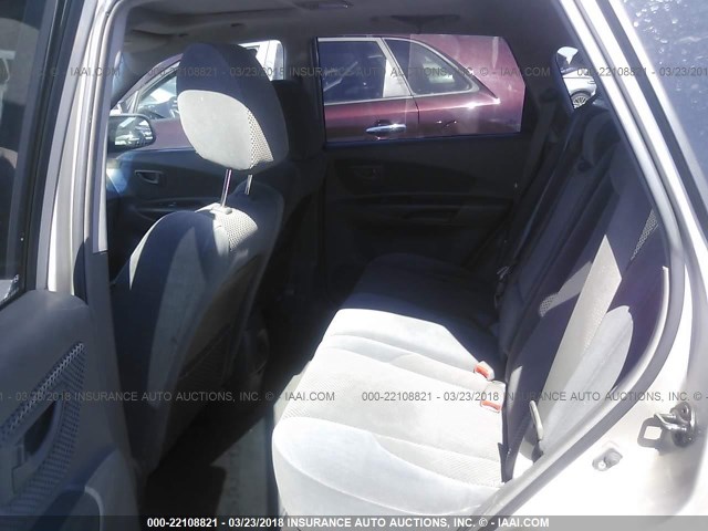 KM8JN12D26U443646 - 2006 HYUNDAI TUCSON GLS/LIMITED SILVER photo 8