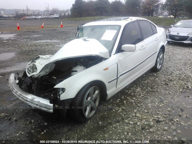 WBAEW53415PN39495 - 2005 BMW 330 XI WHITE photo 2