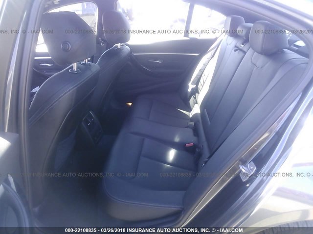 WBA8D9G3XHNU61908 - 2017 BMW 330 XI GRAY photo 8