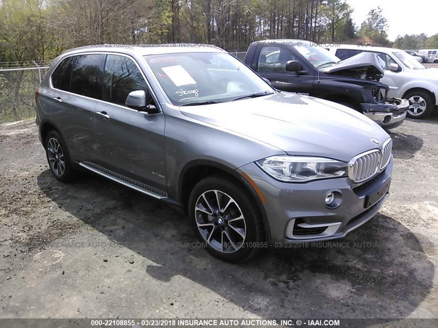 5UXKR6C51E0C03187 - 2014 BMW X5 XDRIVE50I GRAY photo 1