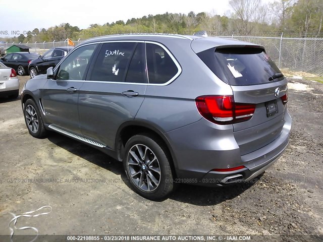 5UXKR6C51E0C03187 - 2014 BMW X5 XDRIVE50I GRAY photo 3