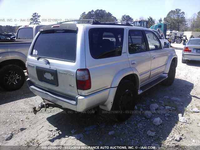 JT3HN87R4X0214253 - 1999 TOYOTA 4RUNNER LIMITED GRAY photo 4